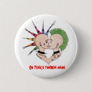 Punk 6 Cm Round Badge