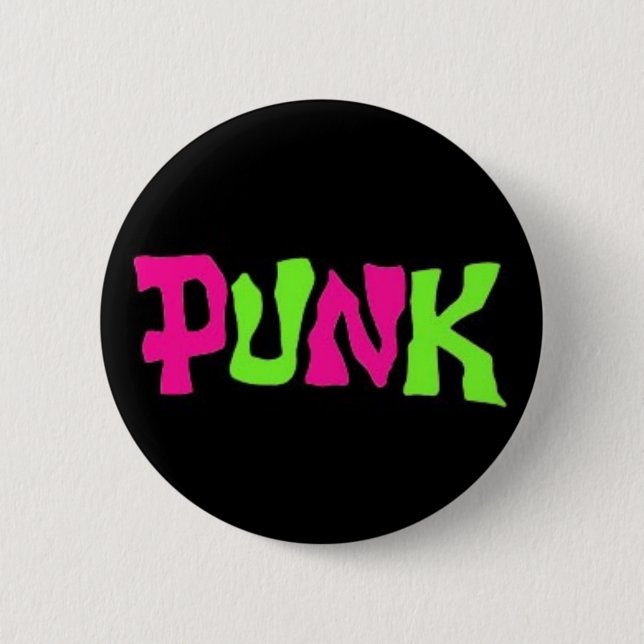 PUNK 6 CM ROUND BADGE (Front)