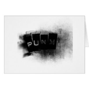 Punk black and white