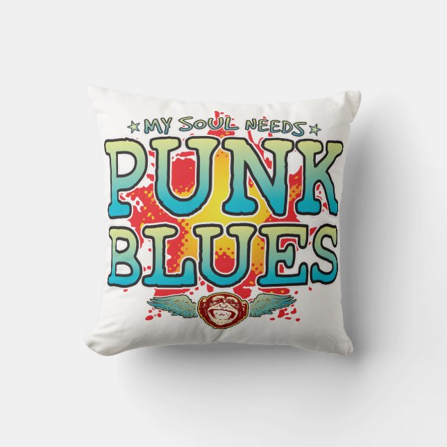 Punk Blues Soul Cushion (Front)