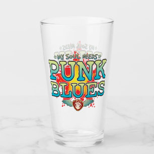 Punk Blues Soul Glass Tumbler