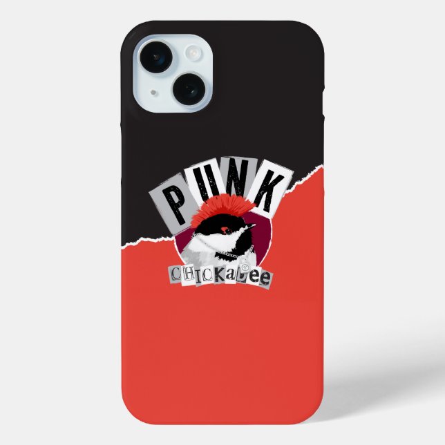 Punk Chickadee Case-Mate iPhone Case (Back)