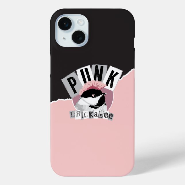 Punk Chickadee Case-Mate iPhone Case (Back)