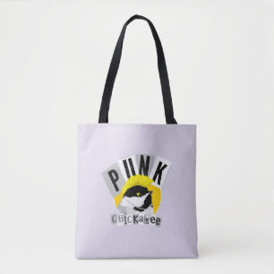 Punk Chickadee Tote Bag