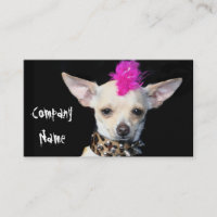 Punk Chihuahua Business Cards