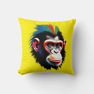 Punk Chimp Cushion