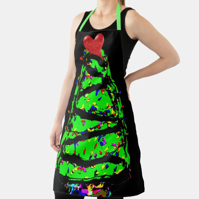Punk Christmas tree Apron (Insitu)