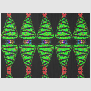 Punk Christmas tree  Tissue Paper