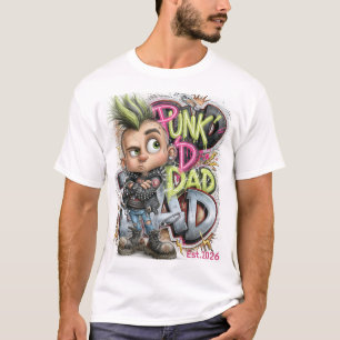 Punk Dad Rebellion T-Shirt