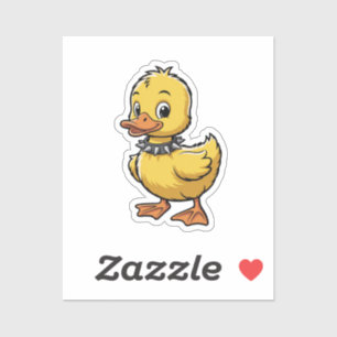 Punk Duckling – Funny Rebel Animal Art