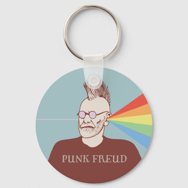 Punk Freud Key Ring (Front)