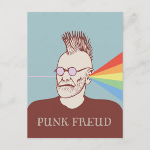 Punk Freud Postcard