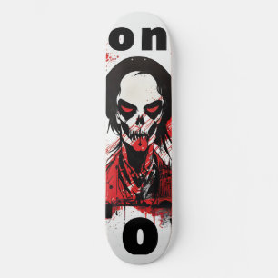 Punk Geschenk London England Zombie Rot Horror Skateboard