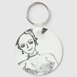 punk girl is sophie??? key ring