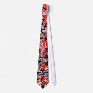 Punk Graffiti Tie