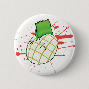 punk head 6 cm round badge