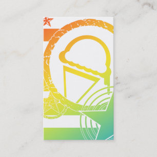 punk ice cream dripz business card