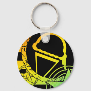 punk ice cream dripz key ring