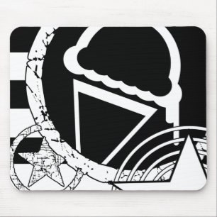 punk ice cream dripz mouse pad