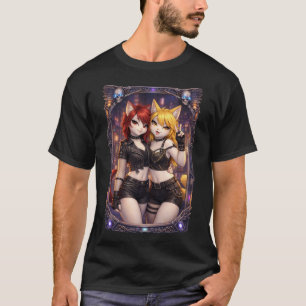Punk  Katsup and Meowstard T-Shirt