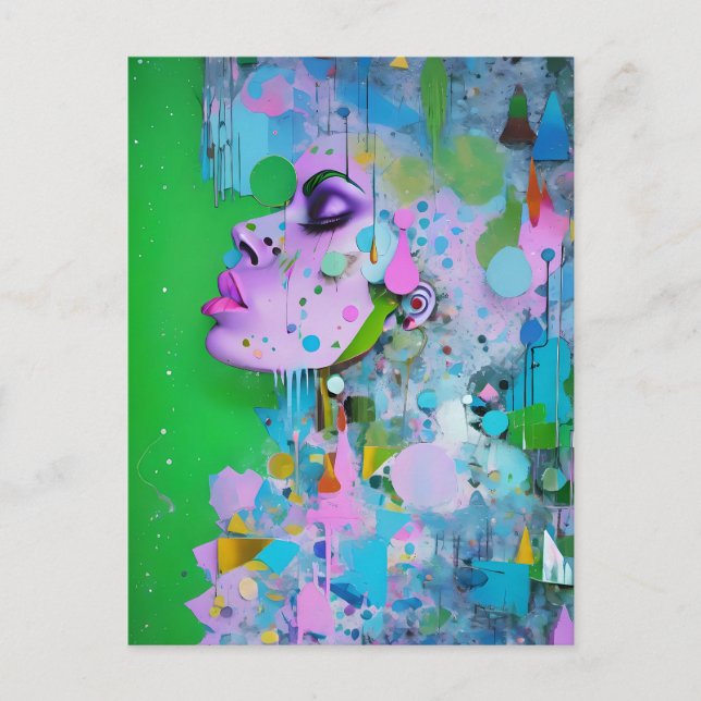 Punk - Ken Gauge Surreal Art Postcard (Front)