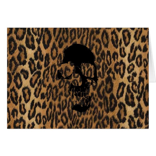 Punk Leopard Card (Front Horizontal)