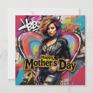 Punk Mother's Day Pearl Simmer Card
