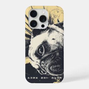 Punk Not Dead Bulldog – Rock Dog Art iPhone 15 Pro Case