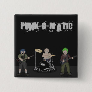 Punk-o-Matic 1 15 Cm Square Badge