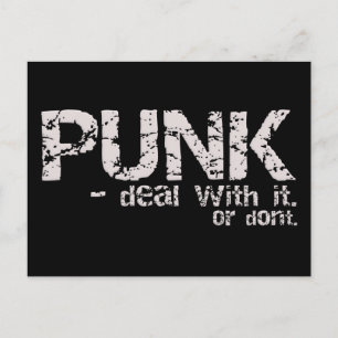 PUNK postcard