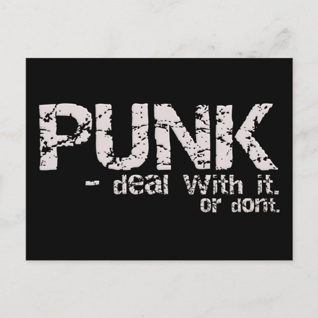 PUNK postcard (Front)