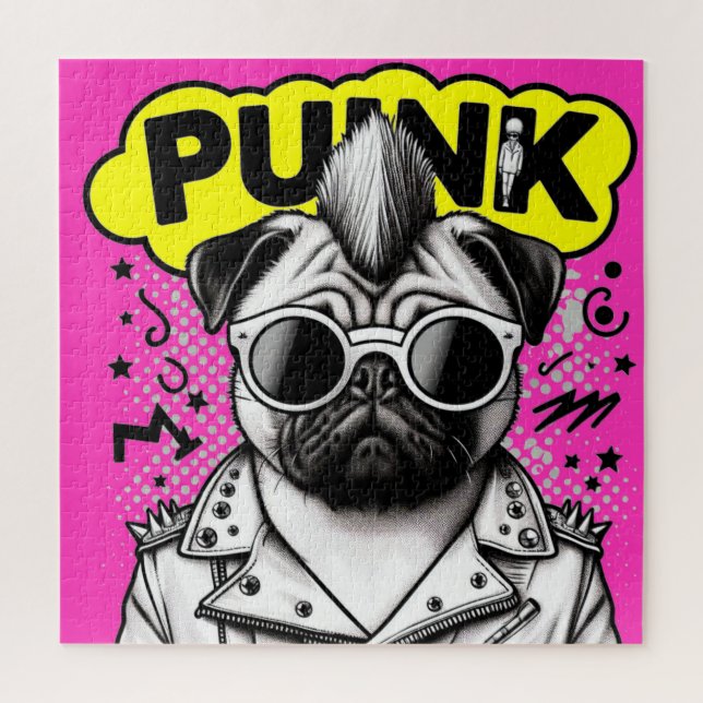 PUNK-PUG 4 JIGSAW PUZZLE (Vertical)
