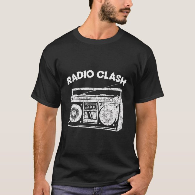 Punk Radio Clash T-Shirt (Front)