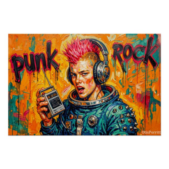 PUNK ROCK ASTRONAUT 5 POSTER (Front)