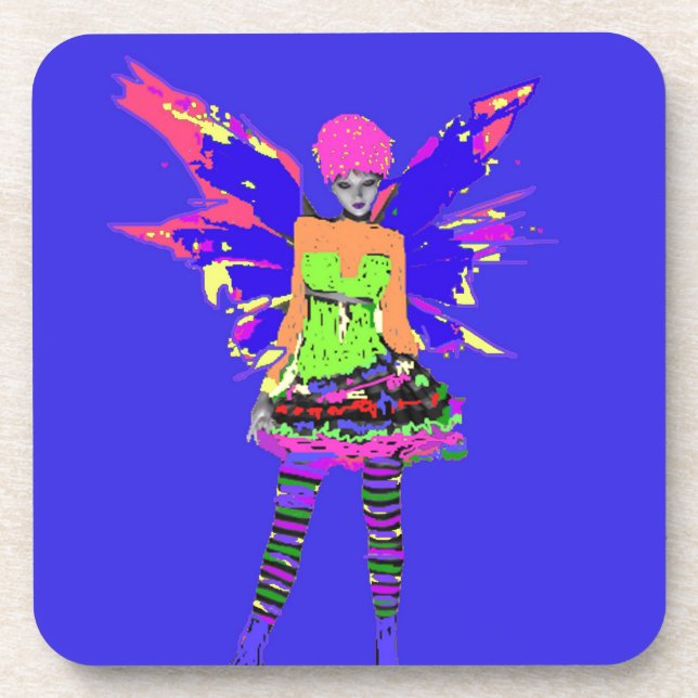 Punk Rock Fairy Coaster (Front)