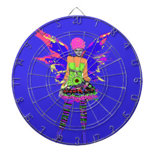 Punk Rock Fairy Dartboard