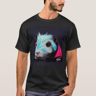 Punk Rock Guinea Pig In A Leather Jacket Premium51 T-Shirt