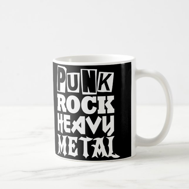 Punk Rock Heavy Metal Mug (Right)