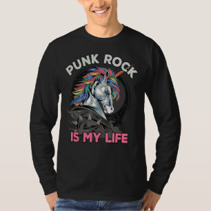 Punk Rock Is My Life I Anarchy & Punker I Punk Roc T-Shirt