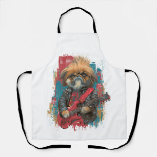 Punk Rock Pekingese � Rebel Dog Apron