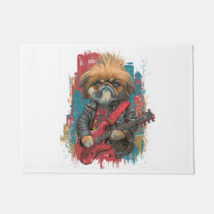 Punk Rock Pekingese � Rebel Dog Doormat