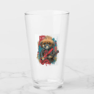 Punk Rock Pekingese � Rebel Dog Glass