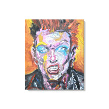Punk Rock Portrait Neo-Expressionist
