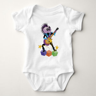 Punk Rock Skull Baby Bodysuit