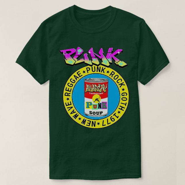 punk rock sticker T-Shirt (Design Front)