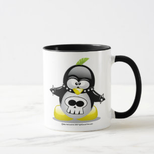 Punk Rocker Penguin Mug