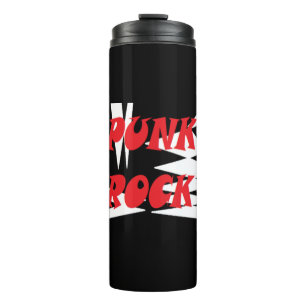 PUNK ROCKERS RULE OKAY DESIGN THERMAL TUMBLER
