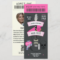 Punk Romance Rock ’n’ Roll Wedding Ticket