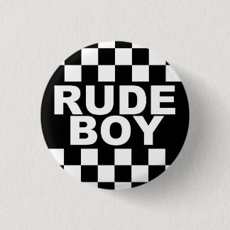 Punk "Rude Boy" Button