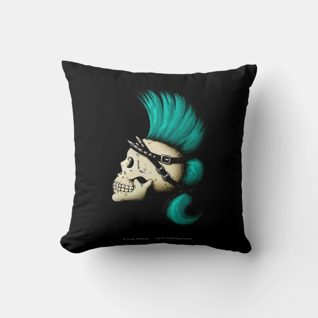 Punk Skull Cushion (Front)